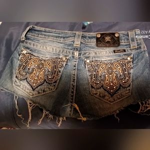 Miss Me Handmade Super Cute Daisy Duke Short Shorts  Waist Size 29